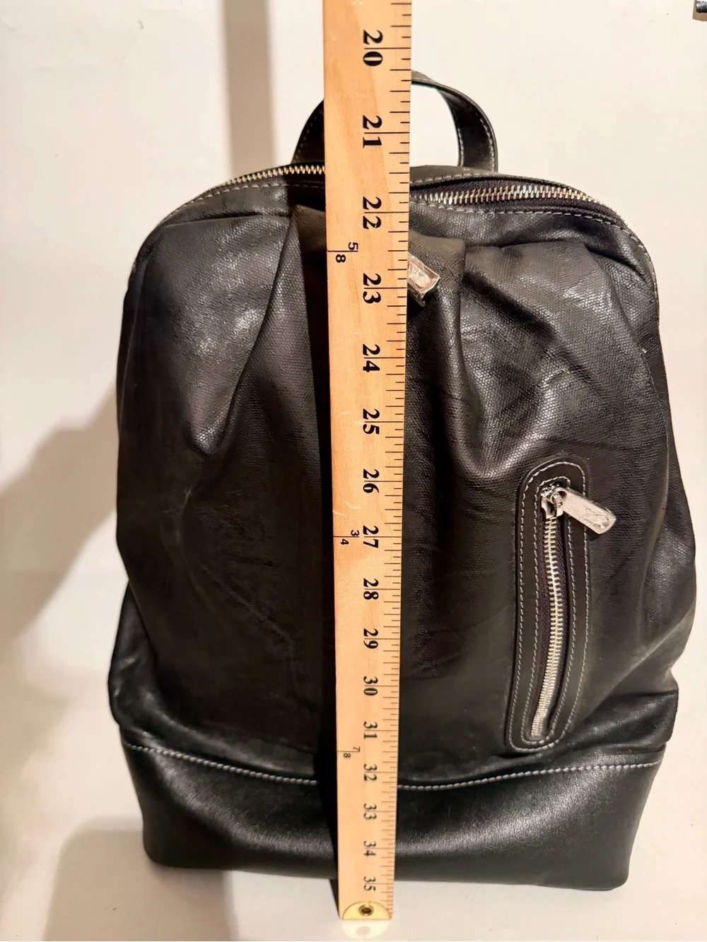 Septwolves Genuine Leather Waterproof Backpack 22x12x6